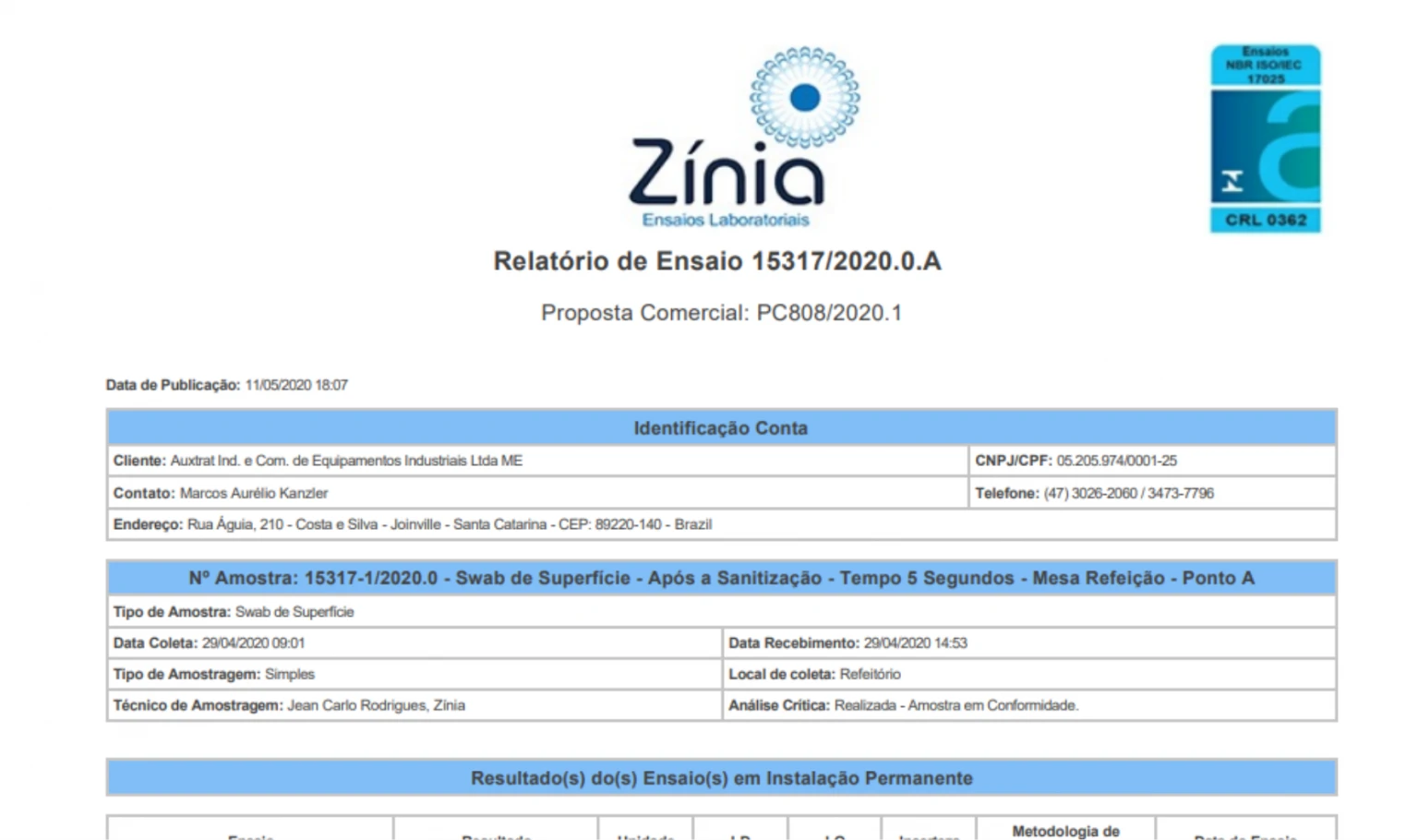 Esterilização de Superfícies | Portátil