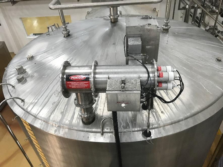 Insuflador de Ar para tanques setor alimentício